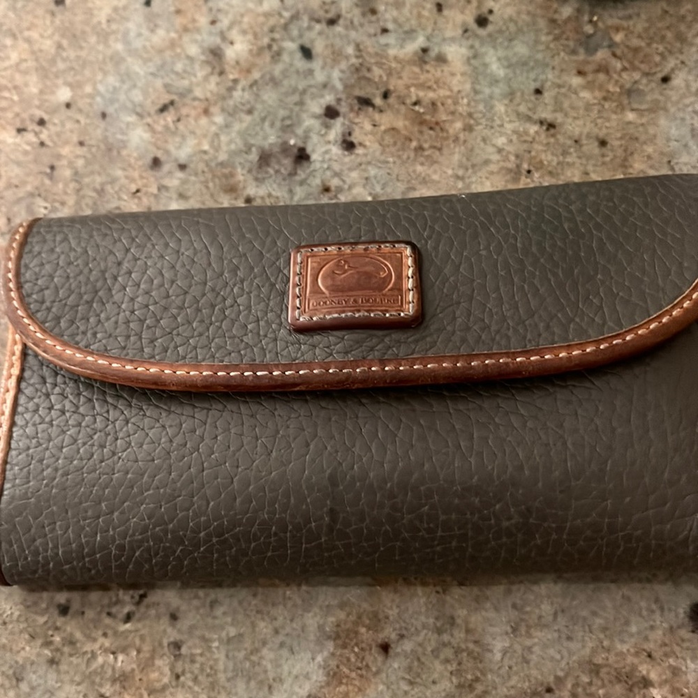 D&B used leather wallet